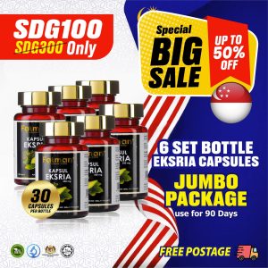 Pakej PROMO - 6 Botol Eksria Peria