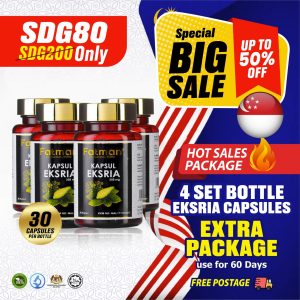Pakej PROMO - 4 Botol Eksria Peria Katak